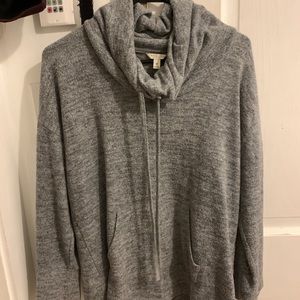 Cowl neck sweatshirt
